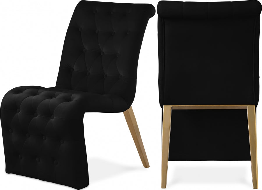 Carter Velvet Dining Chair (Set of 2)