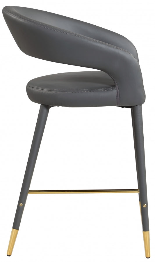 Desani Faux Leather Stool