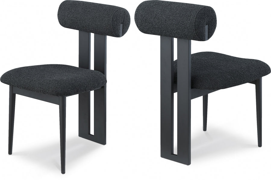 Daringo Boucle Fabric Dining Chair (Set of 2)