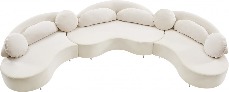 Vida Velvet 3pc. Sectional