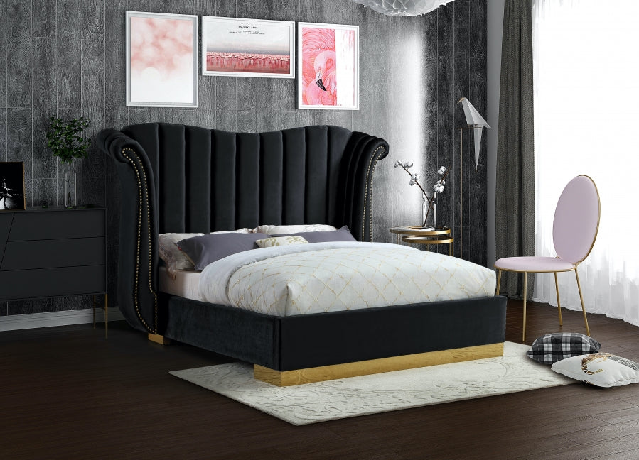 Forlo Velvet Bed