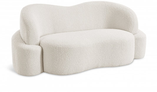 Pandi Boucle Fabric Loveseat