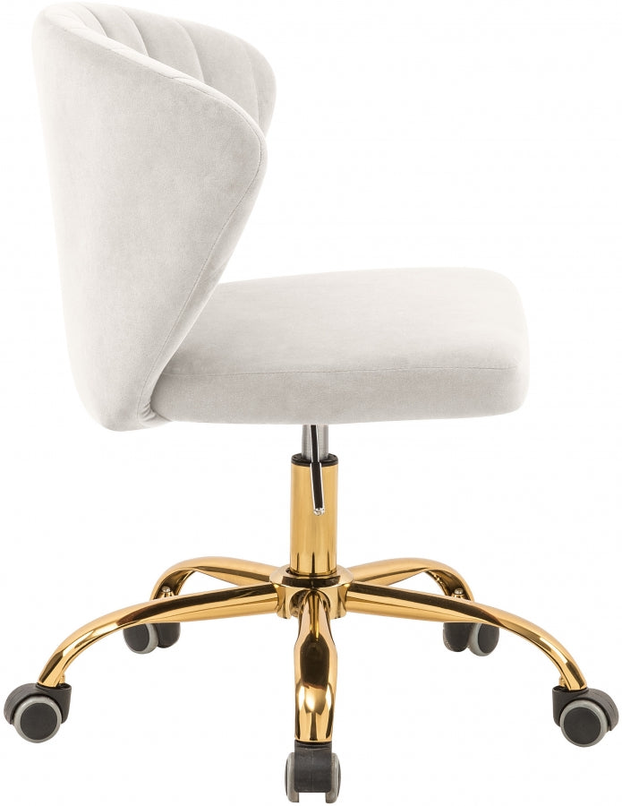 Faris Velvet Office Chair