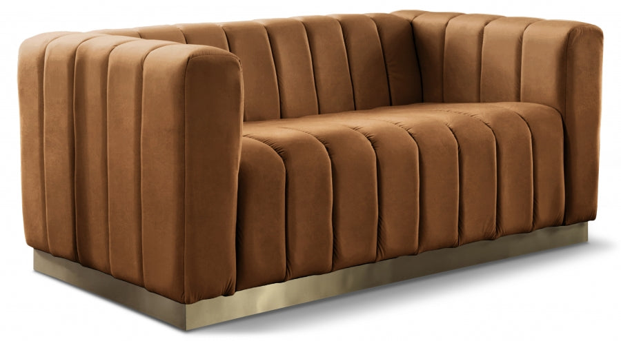 Miza Velvet Loveseat