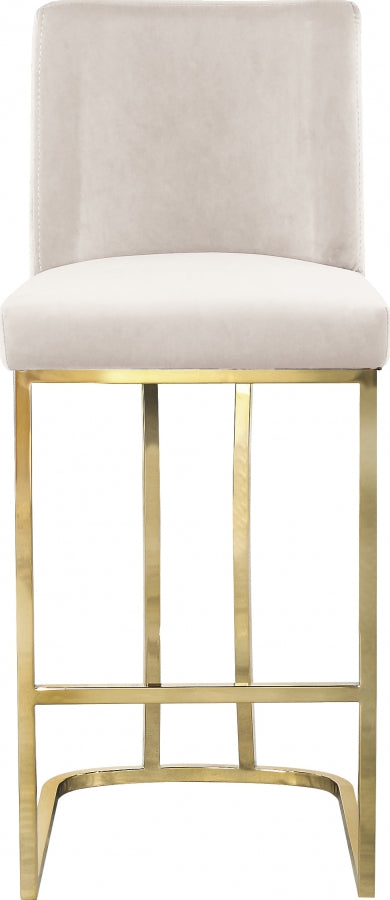 Haley Velvet Counter Stool