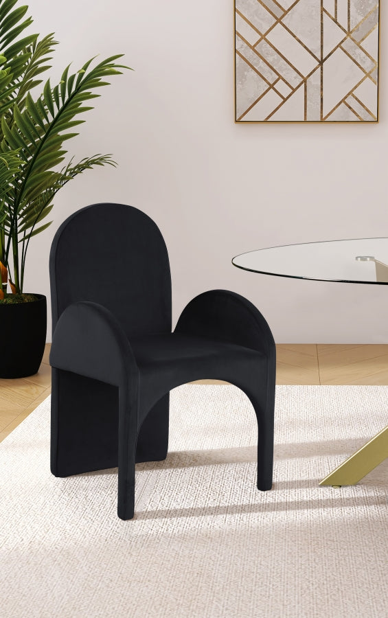 Seline Velvet Dining Arm Chair (Set of 2)