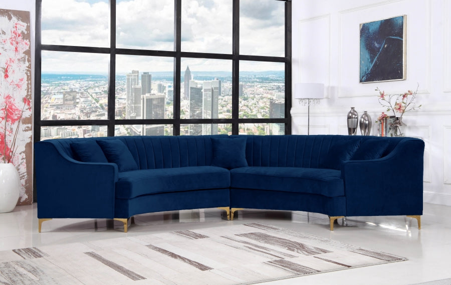 Joni Velvet 2pc. Sectional