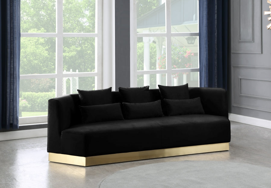 Miko Velvet Sofa