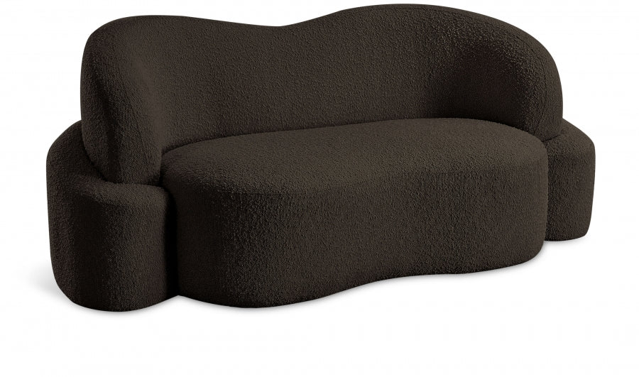 Pandi Boucle Fabric Loveseat