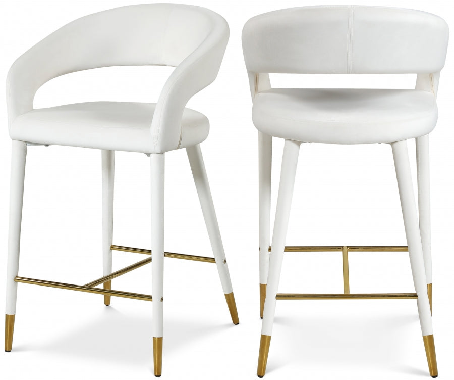 Desani Velvet Stool