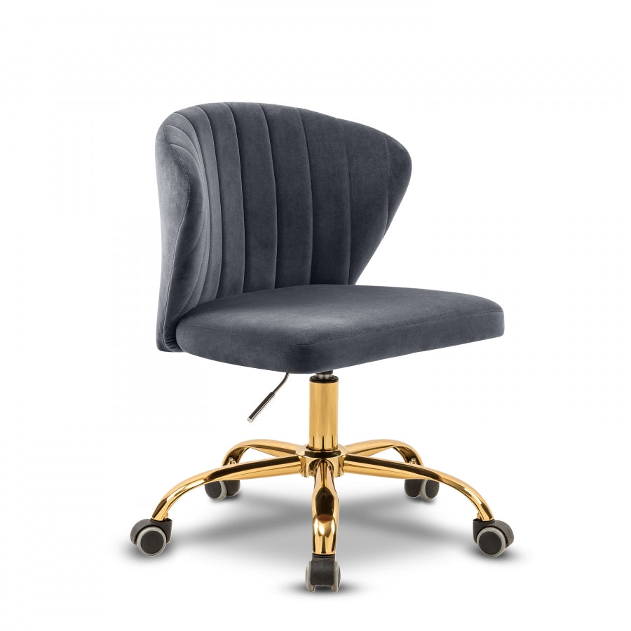 Faris Velvet Office Chair