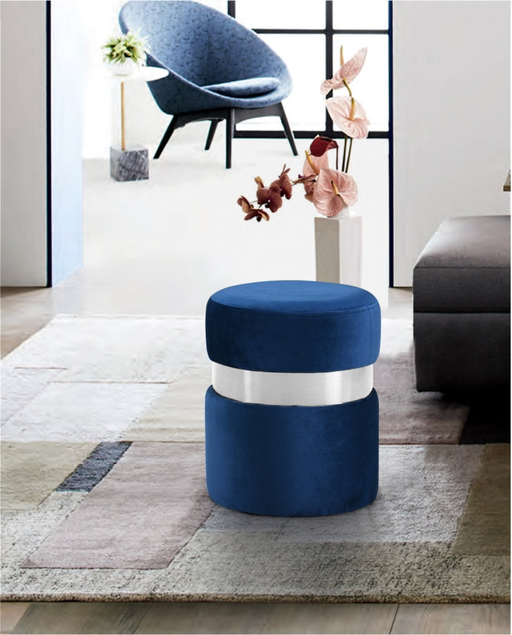 Holly Velvet Stool | Ottoman