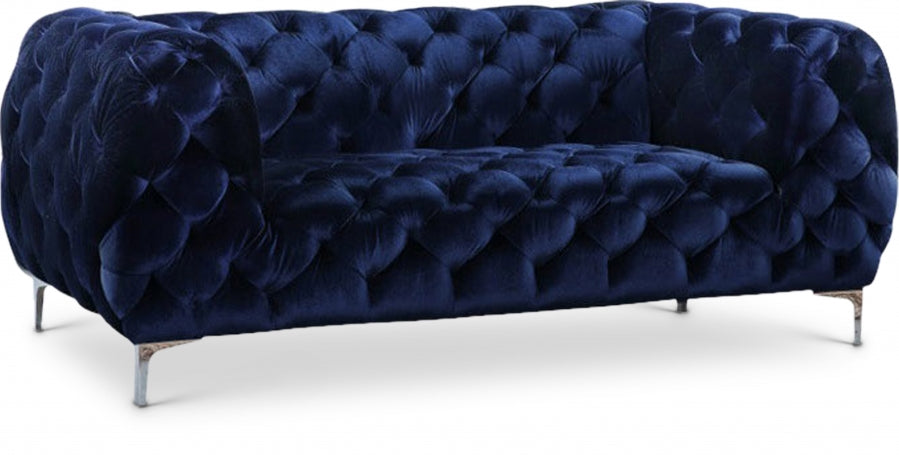 Merrier Velvet Loveseat