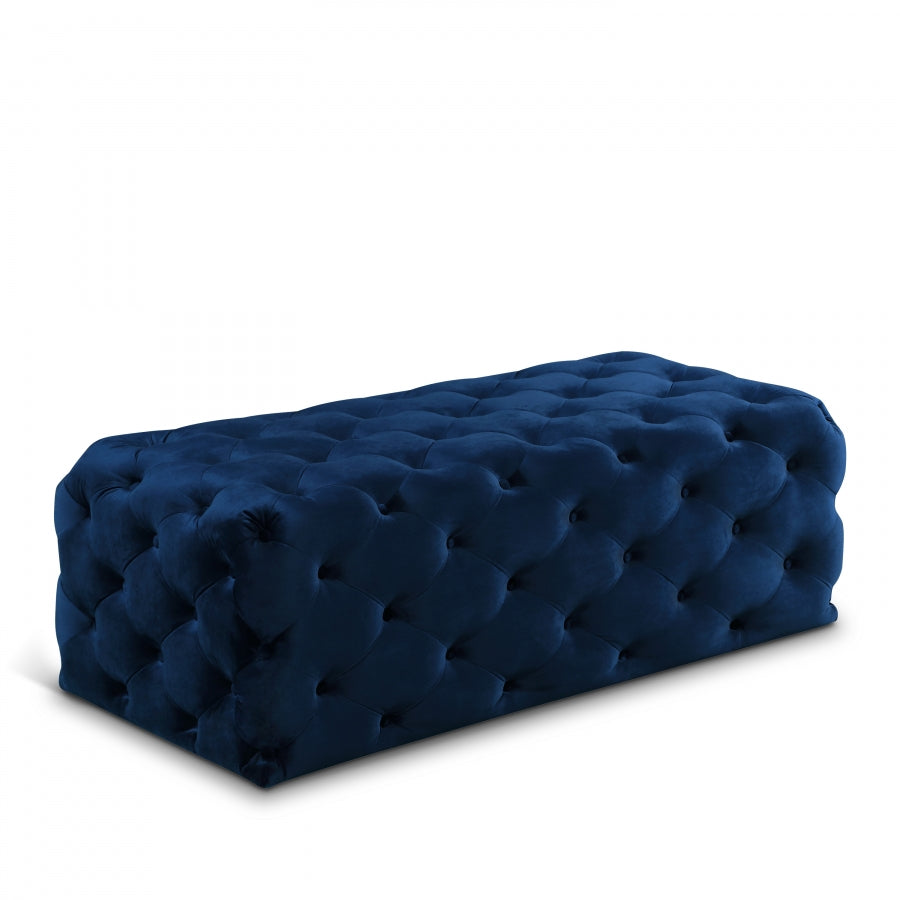 Cadet Velvet Bench | Ottoman