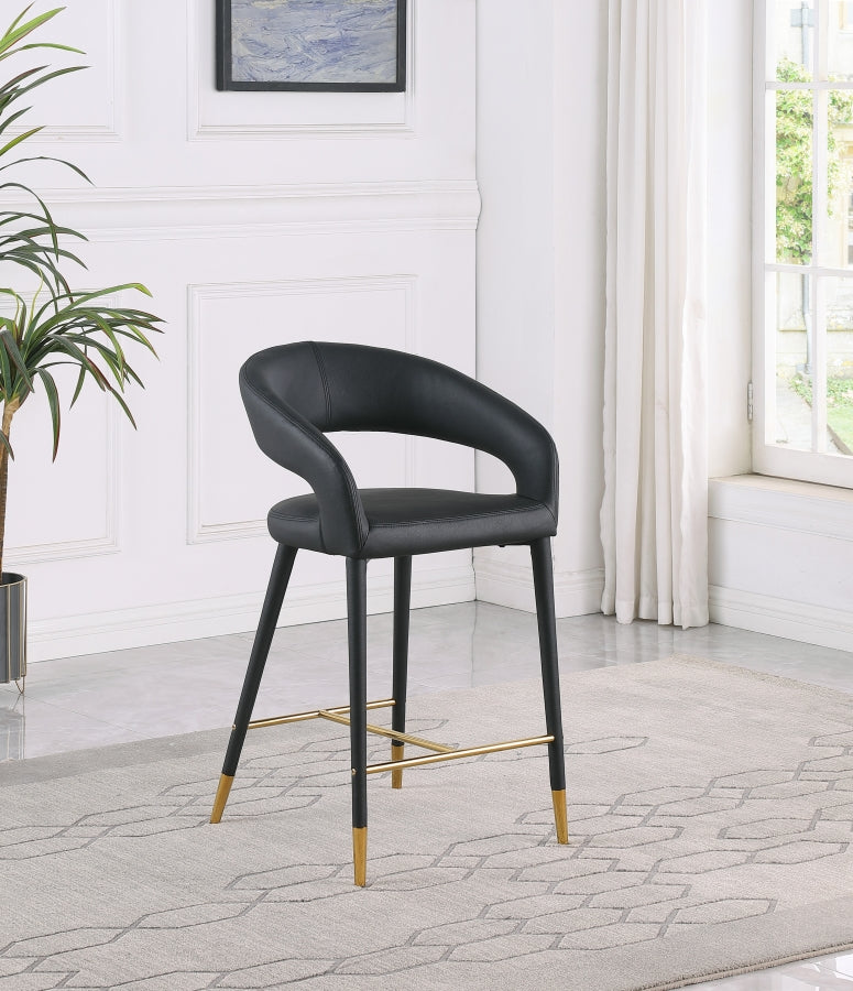 Desani Faux Leather Stool