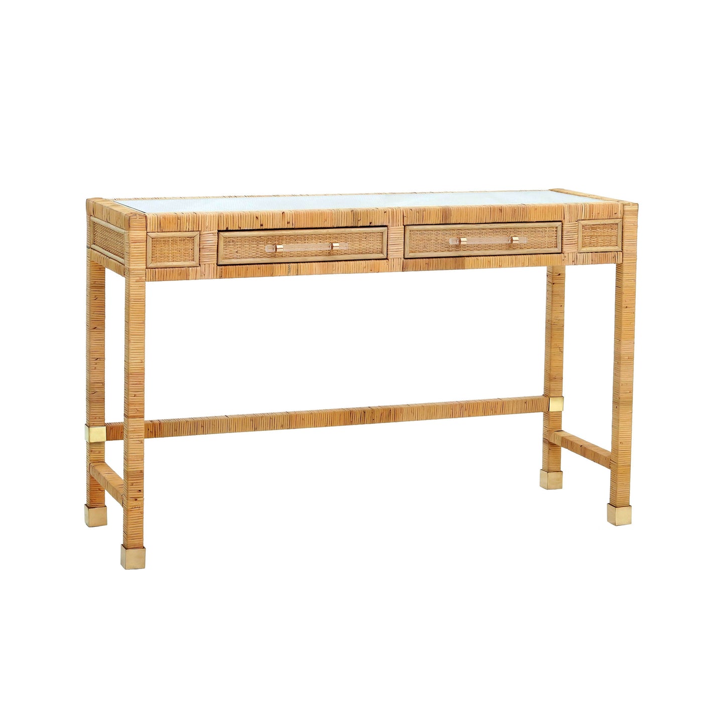 Amire Rattan Desk