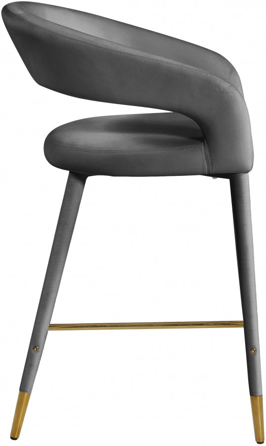 Desani Velvet Stool