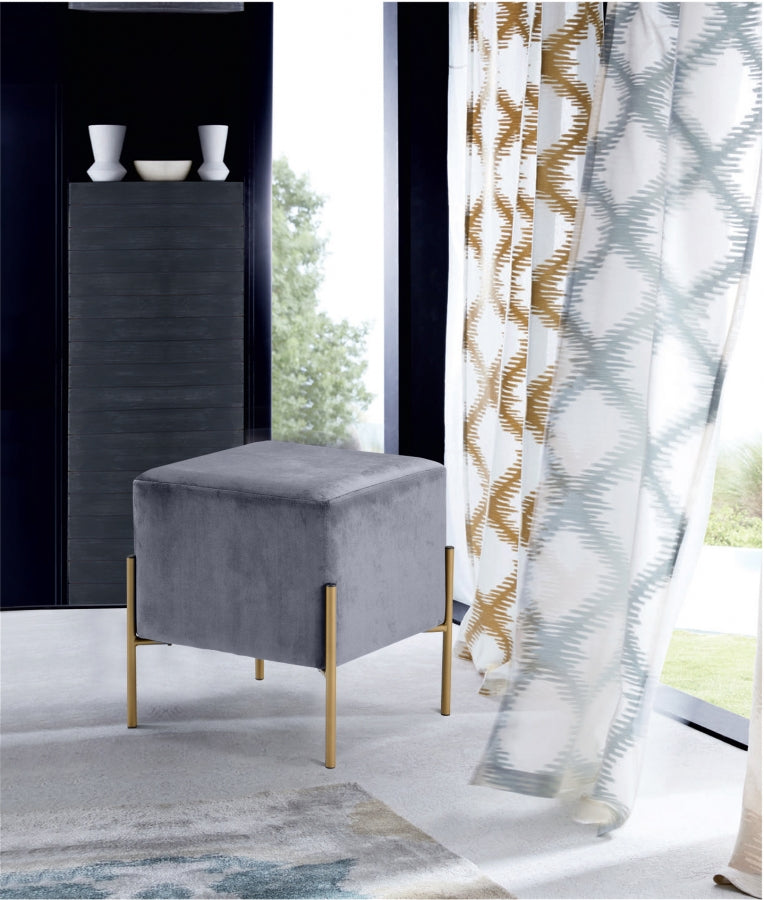 Isan Velvet Stool | Ottoman