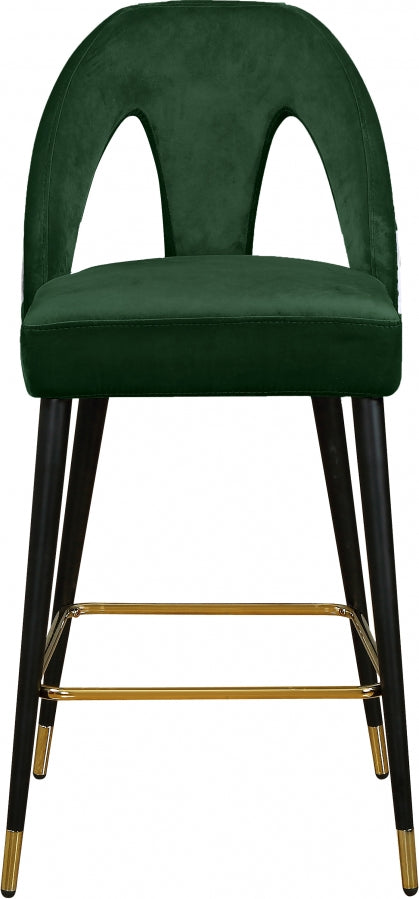 Akiya Velvet Counter Stool