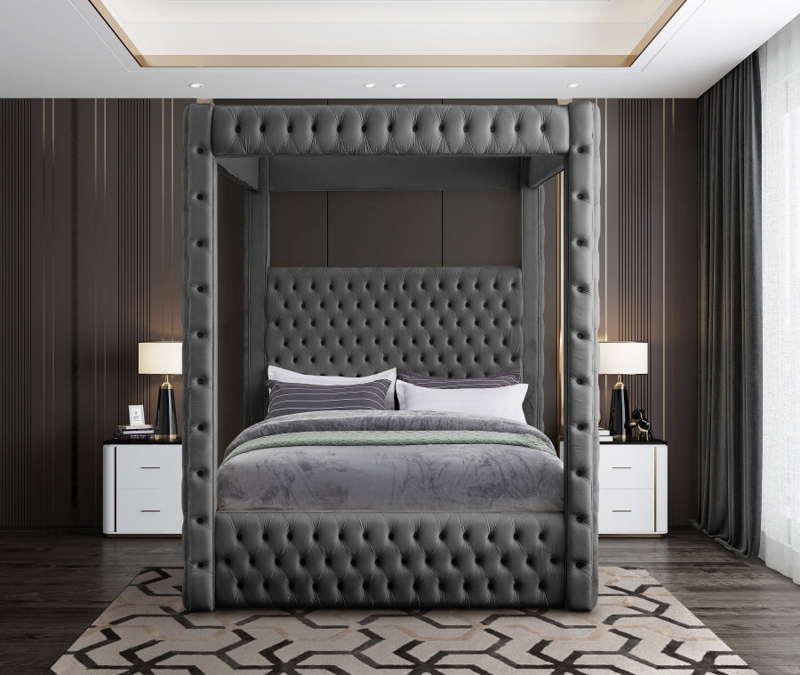 Grande Velvet Bed