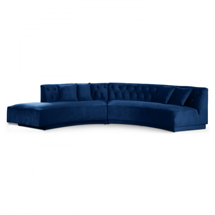 Karmen Velvet 2pc. Sectional