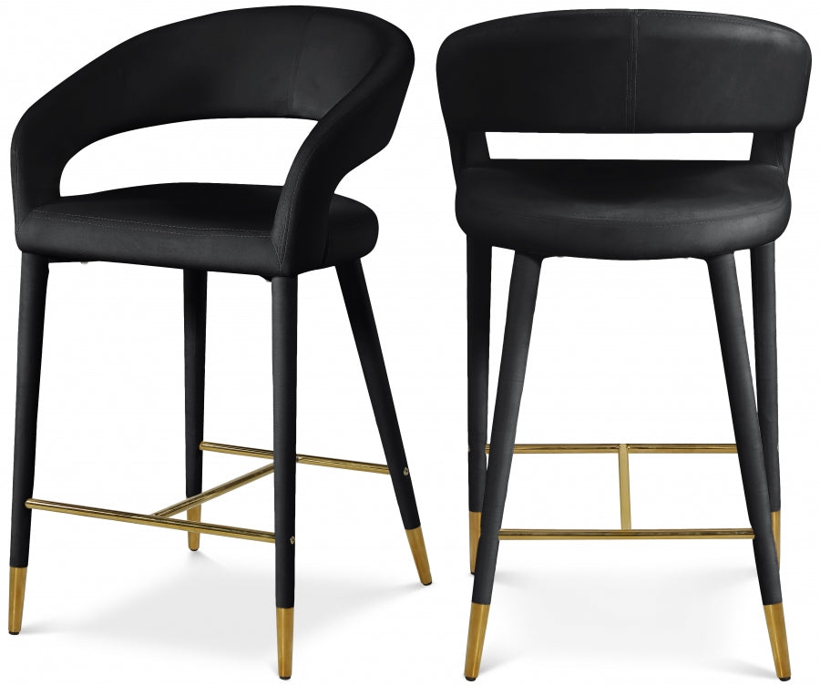 Desani Velvet Stool