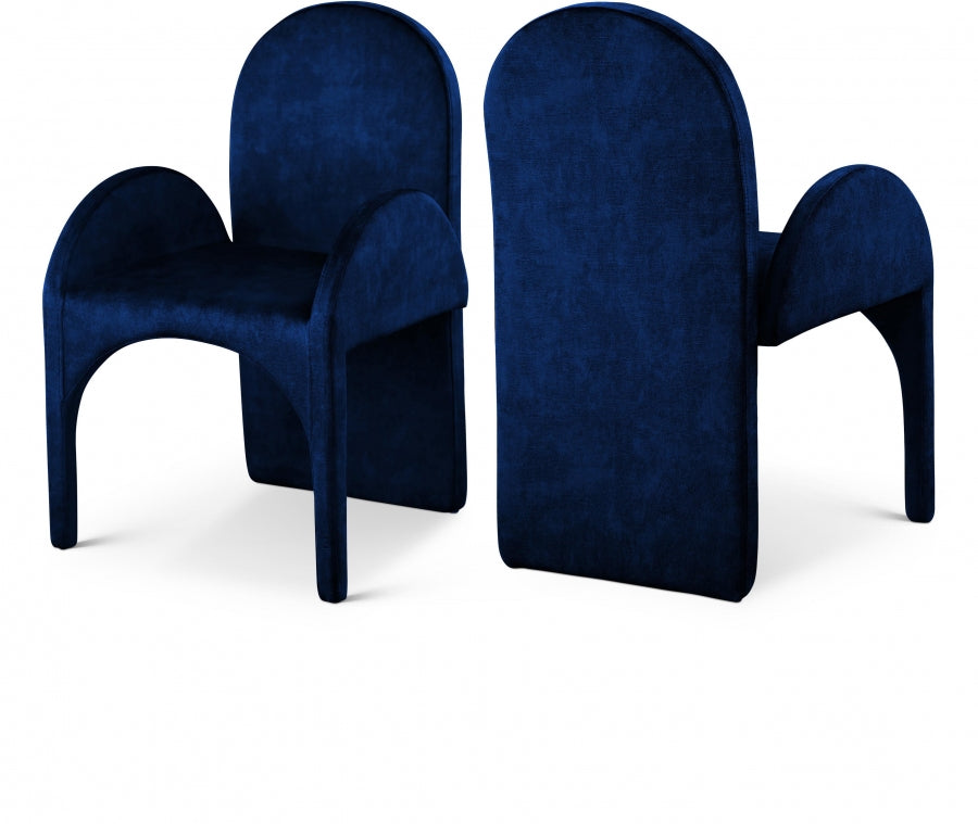 Seline Velvet Dining Arm Chair (Set of 2)