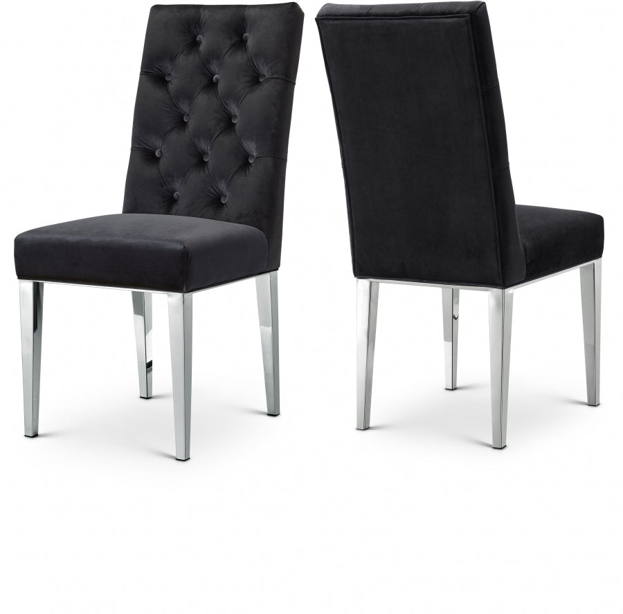 Justice Velvet Dining Chair (Set of 2)