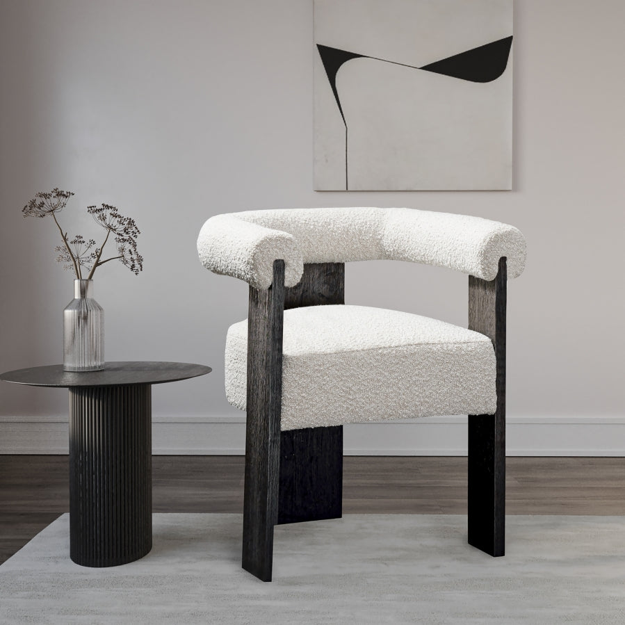 Basin Boucle Fabric Dining Chair