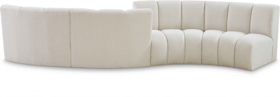 Infinity Boucle Fabric 4pc. Sectional