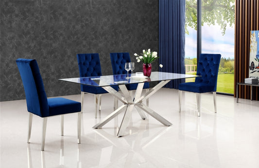 Calice Chrome Collection Dining Set