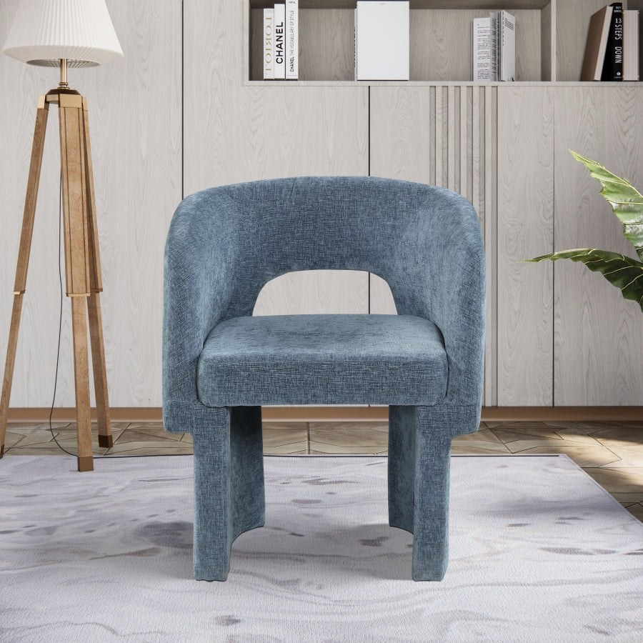 Eli Chenille Fabric Dining | Accent Chair