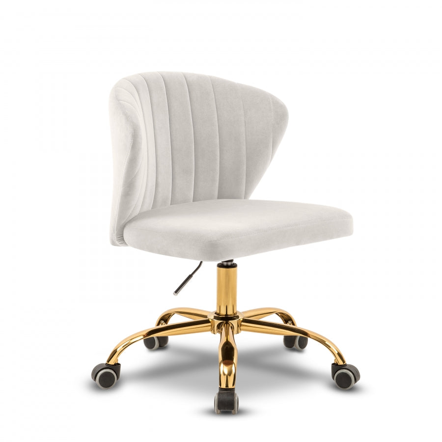 Faris Velvet Office Chair