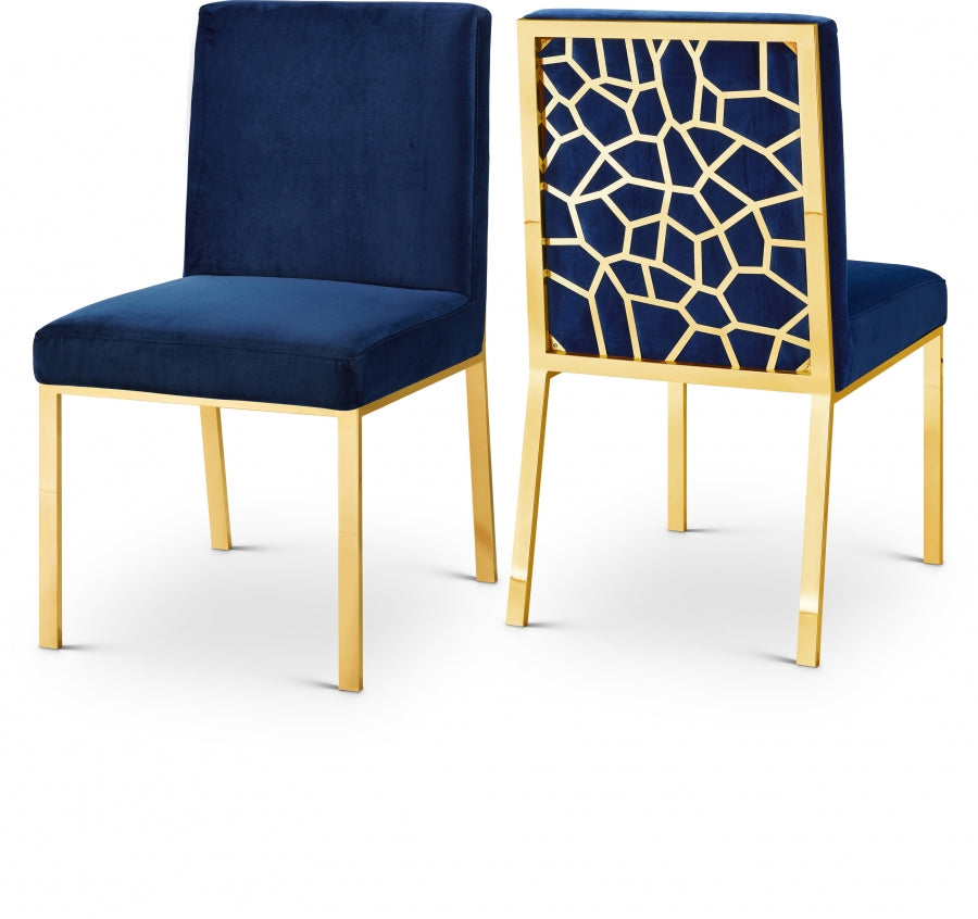 Olivia Velvet Dining Chair (Set of 2)