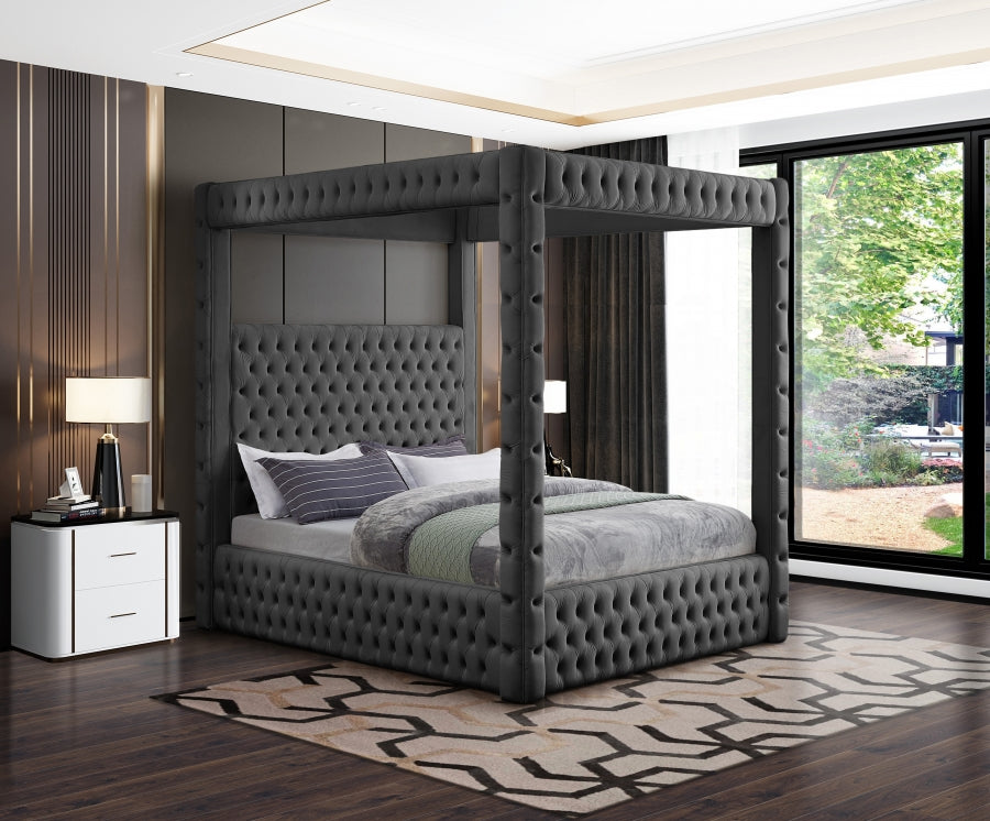 Grande Velvet Bed