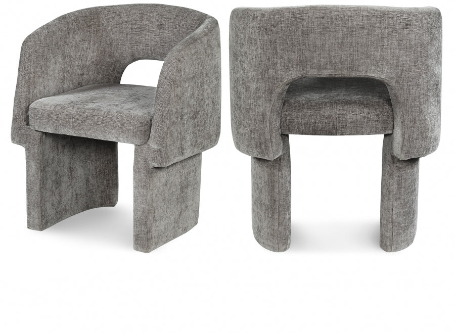 Eli Chenille Fabric Dining | Accent Chair