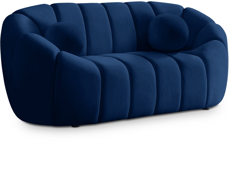 Elora Velvet Loveseat