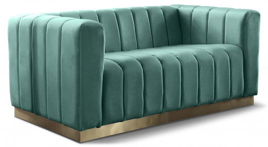 Miza Velvet Loveseat