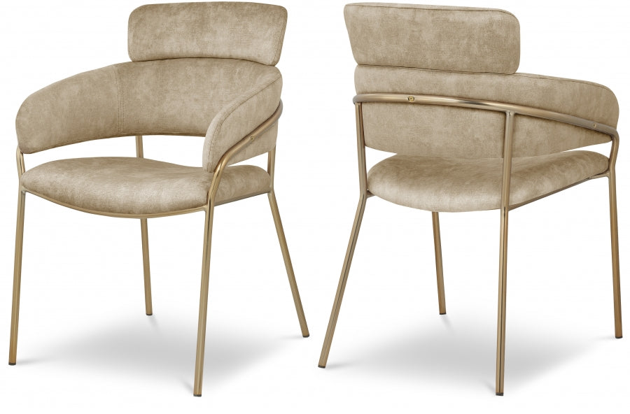 Yazi Velvet Dining Chair (Set of 2)