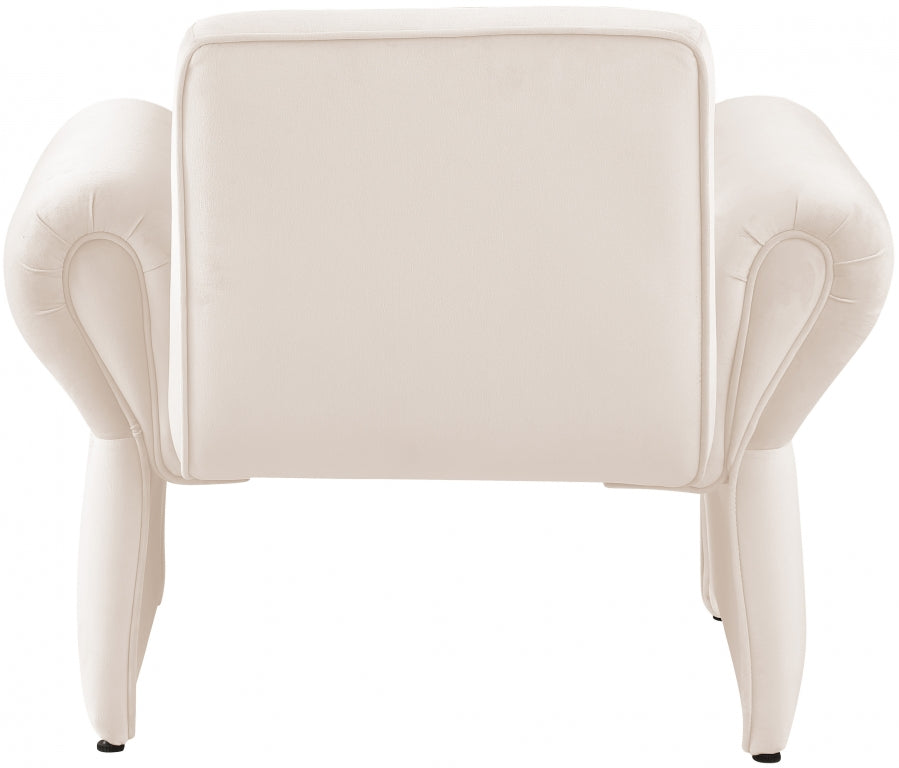 Flaren Velvet Accent Chair