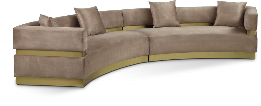 Bailey Velvet Sectional