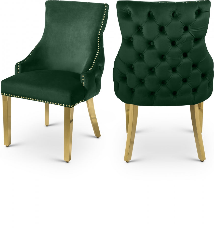 Krista Velvet Dining Chair (Set of 2)