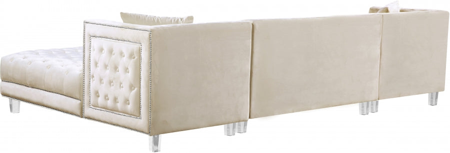 Mija Velvet 3pc. Sectional