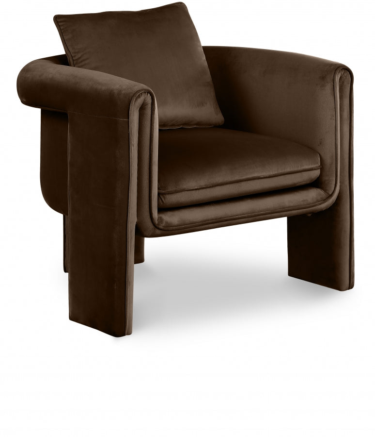 Salem Velvet Accent Chair