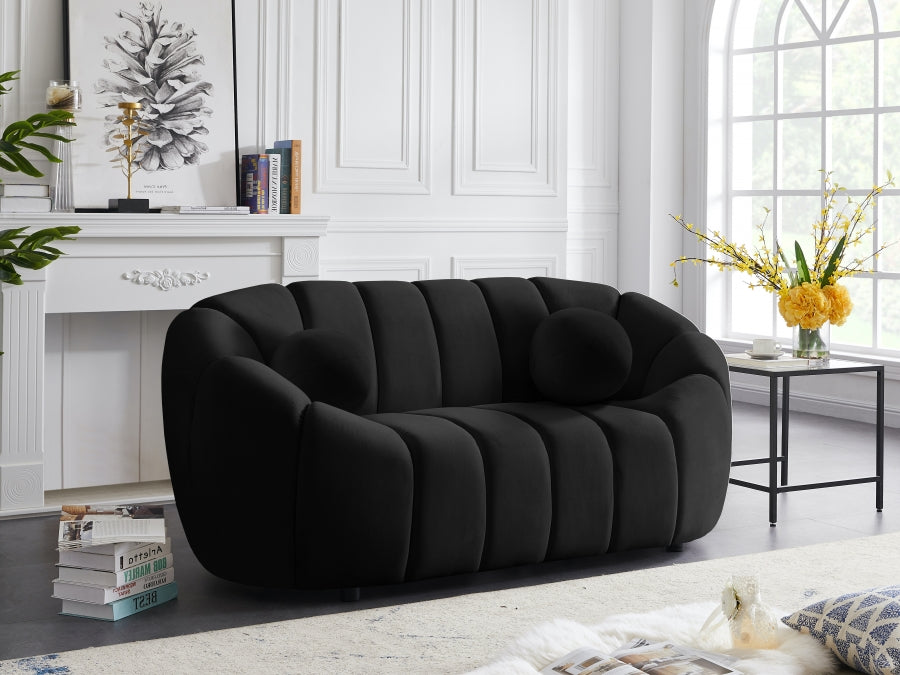 Elora Velvet Loveseat