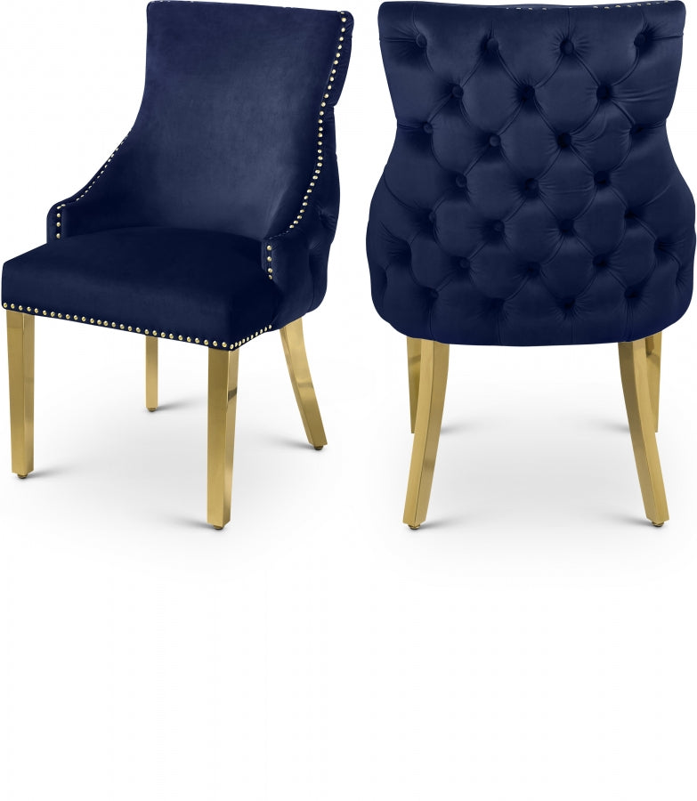 Krista Velvet Dining Chair (Set of 2)