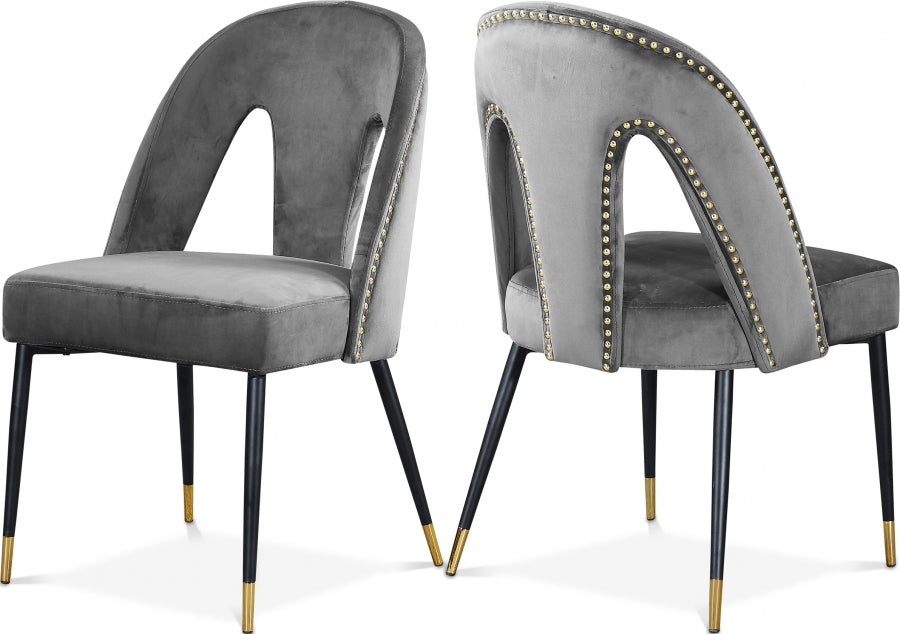 Akiya Velvet Dining Chair (Set of 2)