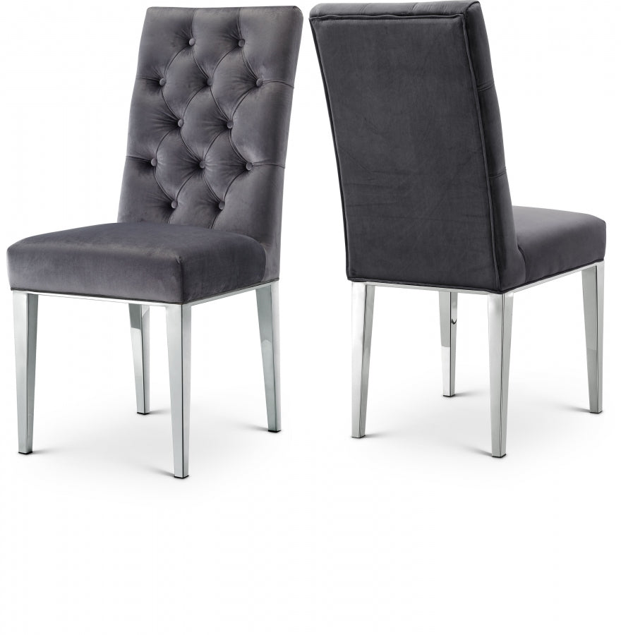 Justice Velvet Dining Chair (Set of 2)