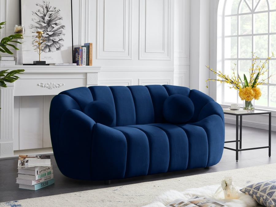 Elora Velvet Loveseat