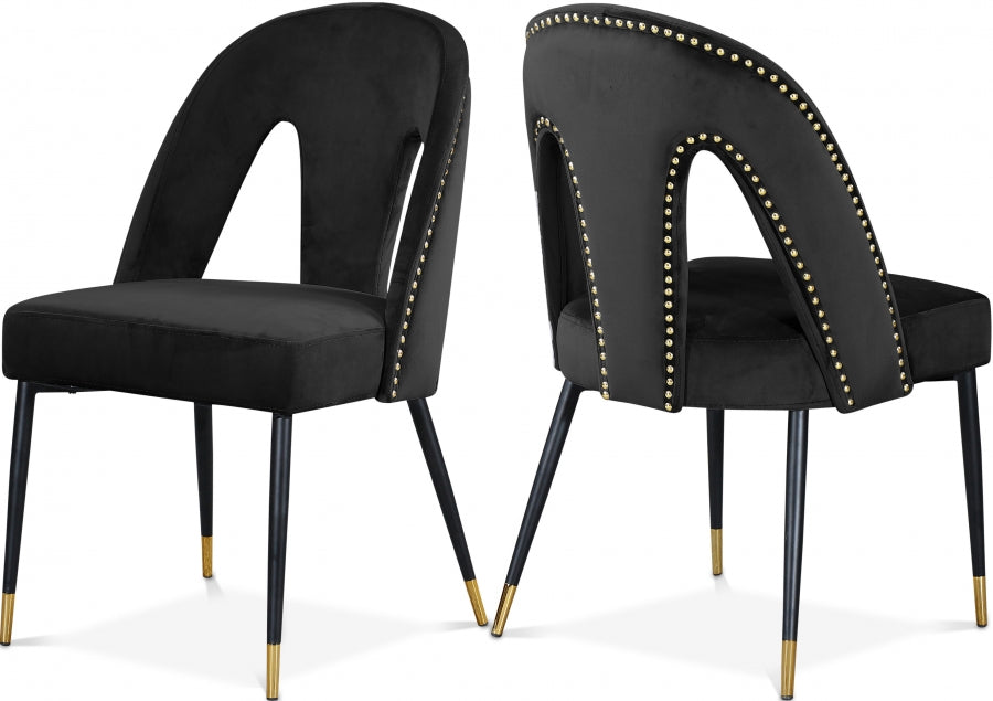 Akiya Velvet Dining Chair (Set of 2)